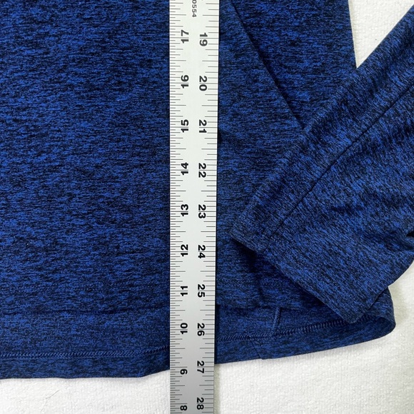 Lululemon Athletica Activewear DriFit Long Sleeve Shirt Mens M Blue Heather 1664 - Picture 4 of 7